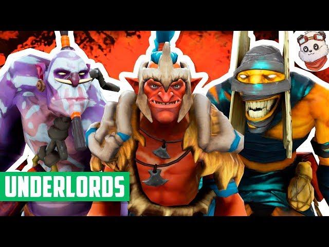 Dota Underlords. ТРОЛЛИ И МАКС СКОРОСТЬ АТАКИ