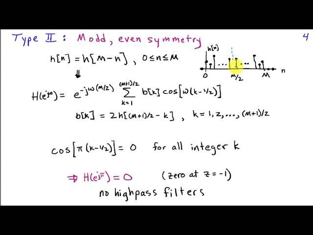 Linear Phase FIR Filters