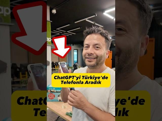 ChatGPT'yi aradım!