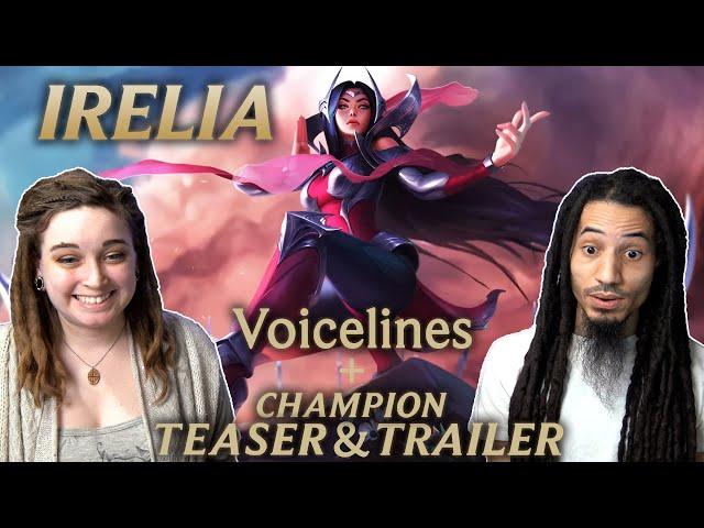 Arcane fans react to Irelia Voicelines, Teaser & Trailer | League Of Legends