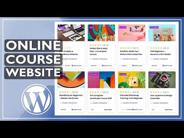 How to Create Online Course Website Like Udemy with WordPress | Step-by-Step Tutorial 2022