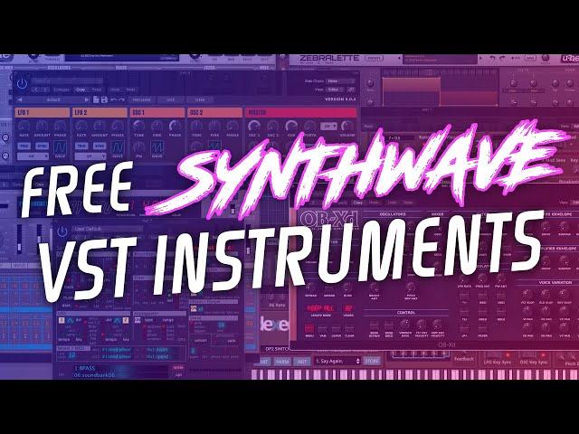 Top 7 FREE VST Instruments For Synthwave!