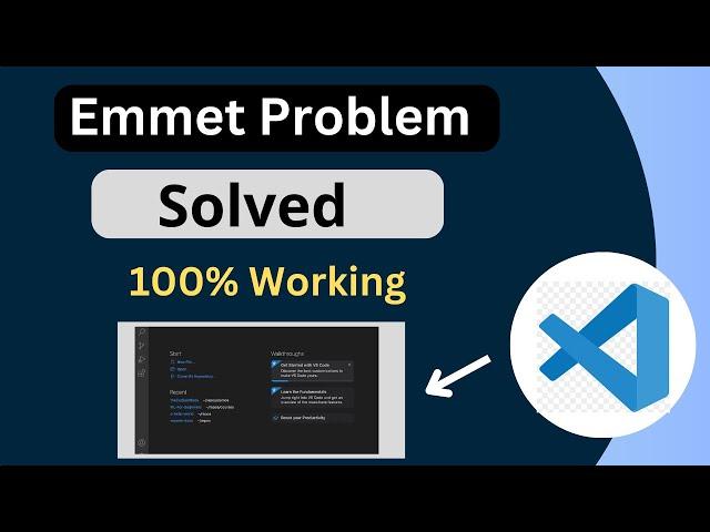 Emmet Not Working in Visual Studio Code |  Emmet Solution