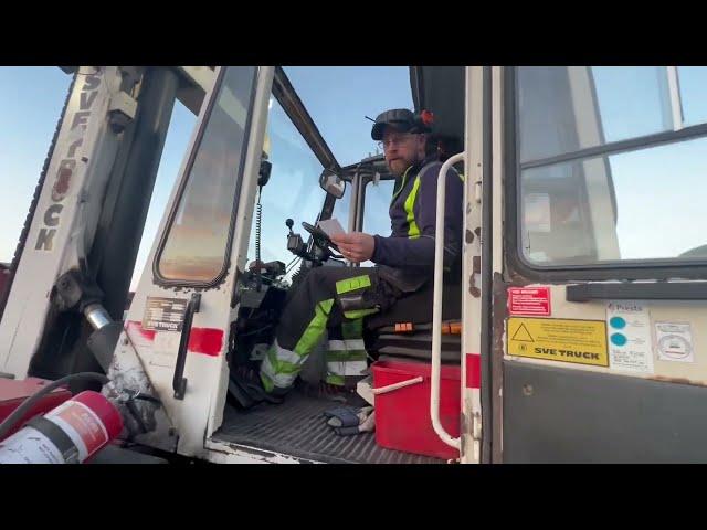 POV Driver MAN TGX 510 Semi Truck Loading Unloading