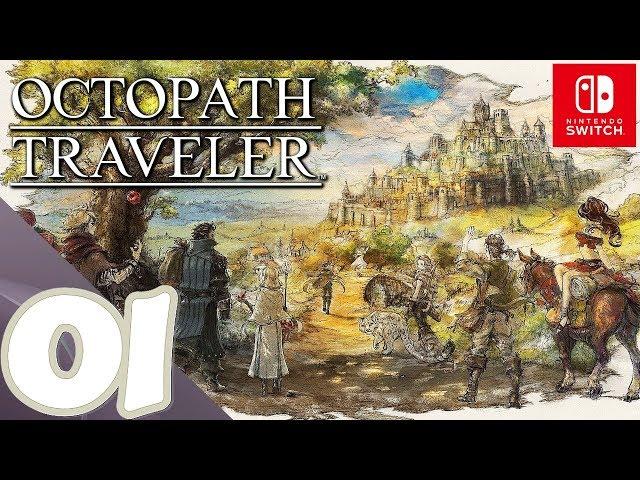 Octopath Traveler - Gameplay Walkthrough Part 1 Prologue (Primrose) - No Commentary HD