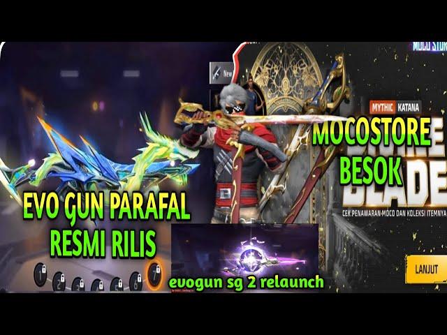 BOCORAN FF, EVO GUN PARAFAL, EVO GUN TERBARU 2024, EVO GUN SG 2 RELAUNCH, MOCOSTORE BESOK