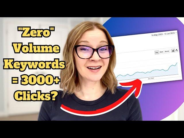 How to Unlock the Power of Zero Volume Keywords & Drive Traffic (3000+ Clicks)