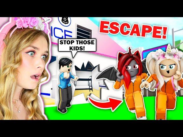 CRIMINAL KIDS ESCAPE Brookhaven PRISION! (Roblox)