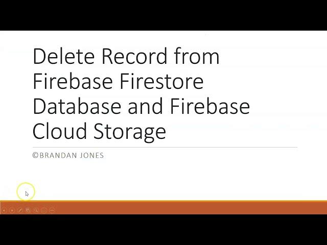 Delete Record from Firebase Database and File from Firebase Cloud Storage in Android