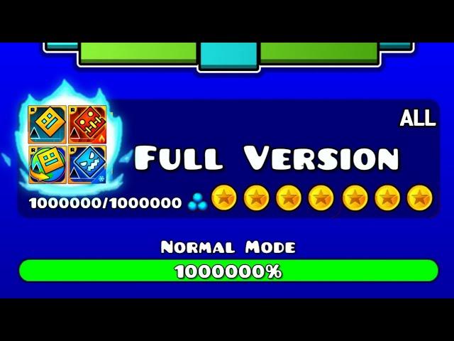 ALL FULL VERSION LEVEL 1~43 All Coin | GEOMETRY DASH 1.0 ~ 2.2 + Meltdown + World + SubZero