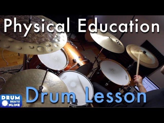 Learn The "Physical Education" Main Groove - Drum Lesson | Drum Beats Online