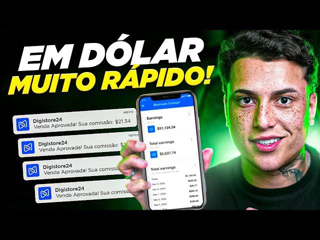 AFILIADO em DÓLAR: Como VENDER ainda HOJE SEM INVESTIR *vender na gringa*