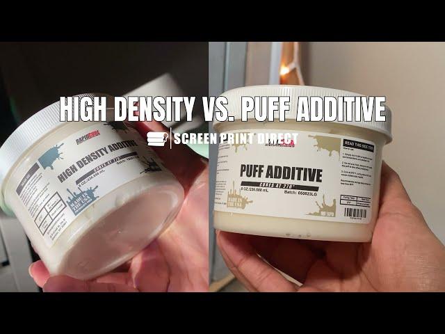 High Density vs. Puff Plastisol Screen Printing Ink | by Screenprintdirect.com