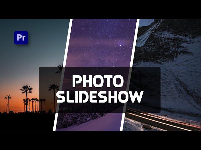 professional photo slideshow effect in premiere pro tutorial