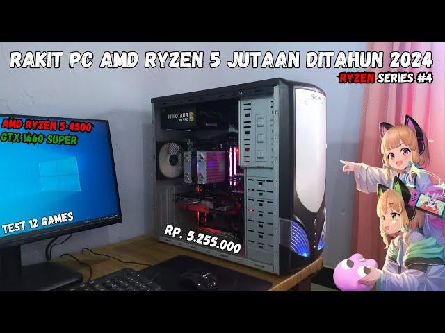 Rakit PC AMD Ryzen 4000 Series Budget 5 Jutaan Ditahun 2024 || Rakit PC Kere Hore #49