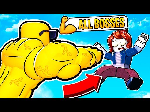 EVERY BOSS in PUSH SIMULATOR Roblox