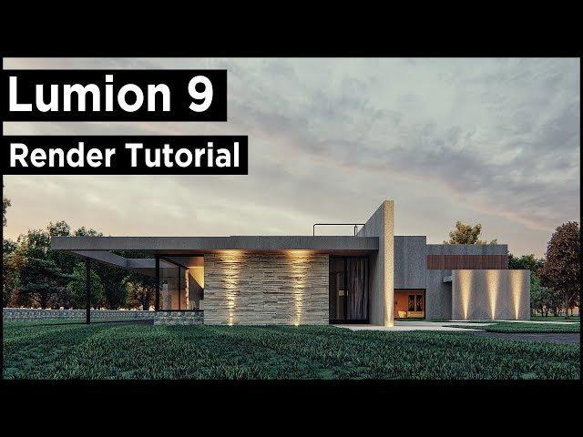 Lumion 9 Modern Architecture Design (Best Tutorial)