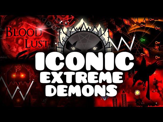 The MOST ICONIC Extreme Demons | GEOMETRY DASH