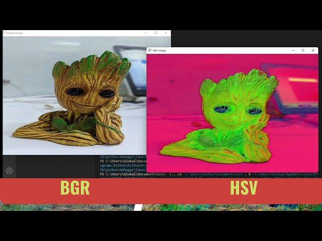 9. BGR to HSV color format conversion using Open CV and Python