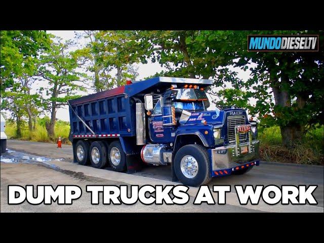 Dump Trucks at work