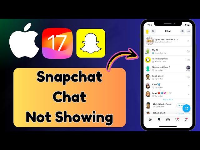 How to Fix Snapchat Messages Not Showing iPhone | How to Fix Chat Not Showing on Snapchat | 2024