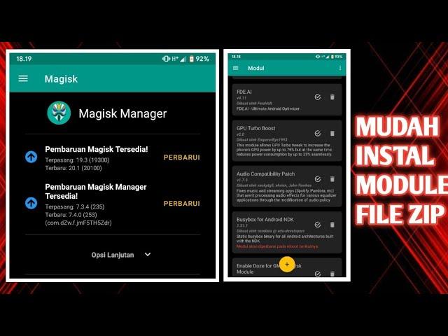 Cara Mudah Instal Module Magisk di HP Android