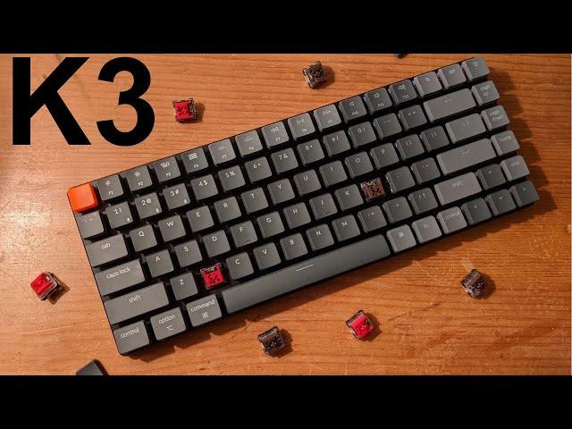 Keychron K3 Review With Red And Brown Switch Test