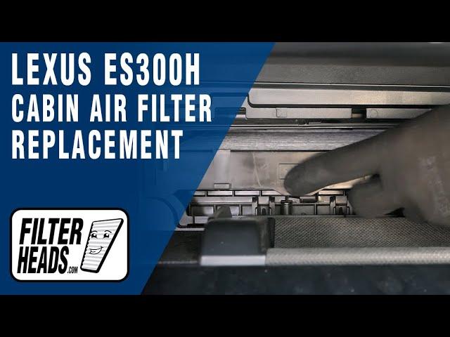 How to Replace Cabin Air Filter 2021 Lexus ES300H | AQ1262C