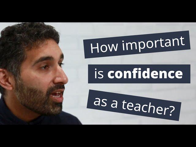 Baasit Siddiqui shares his thoughts, personal struggles and tips on teaching confidence