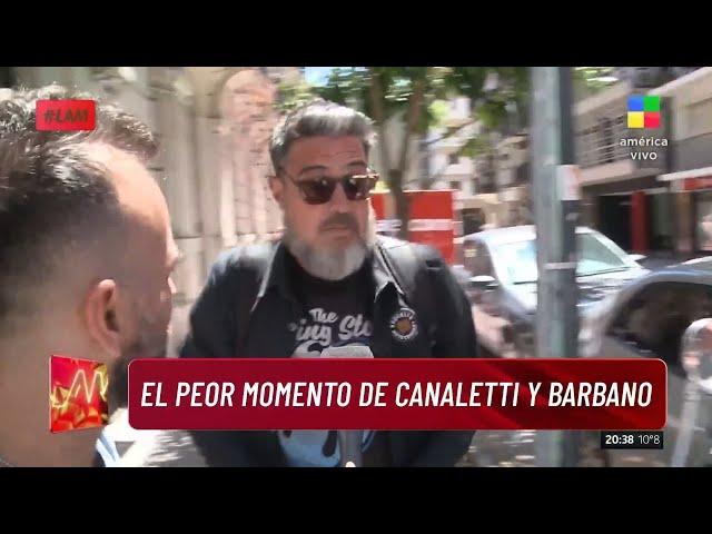   El PEOR momento de ROLANDO BARBANO y RICARDO CANALETTI