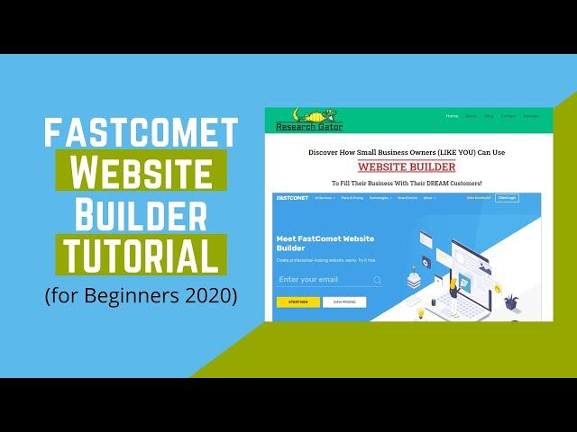 FASTCOMET WEBSITE BUILDER - (Build A Professional Website)