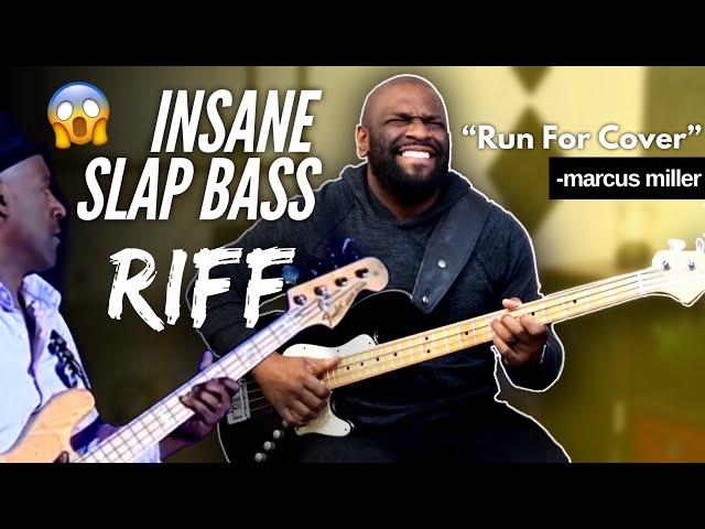 "Run For Cover" Insane Marcus Miller   Slap Riff Breakdown (4 steps)