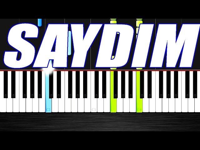 Ogün Sanlisoy - Saydım - Piano Tutorial by VN