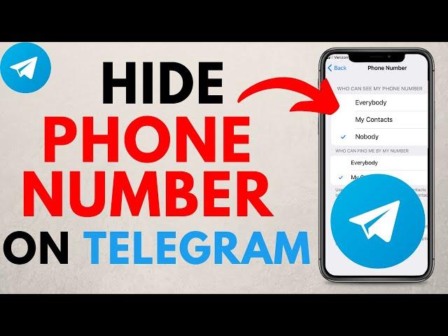 How to Hide Phone Number on Telegram - Make Telegram Number Private