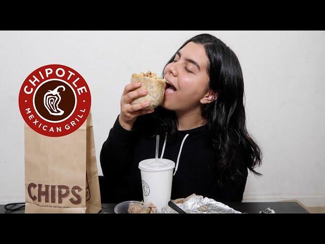 ASMR CHIPOTLE MUKBANG | Crunchy Eating Sounds