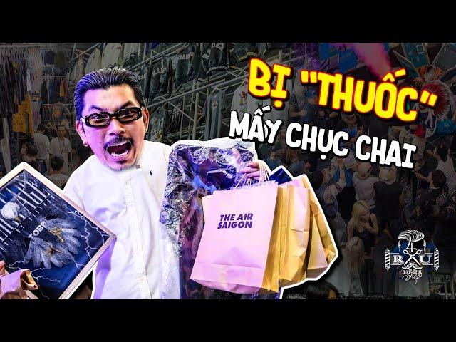 HÀ HIỀN BỊ "THUỐC"  Ở KHO SECONDHAND LỚN NHẤT SÀI GÒN 2024 | 4RAU Barber TV | Single Stich