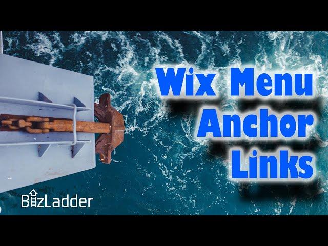 How to Link Menu Items to Anchors on Wix