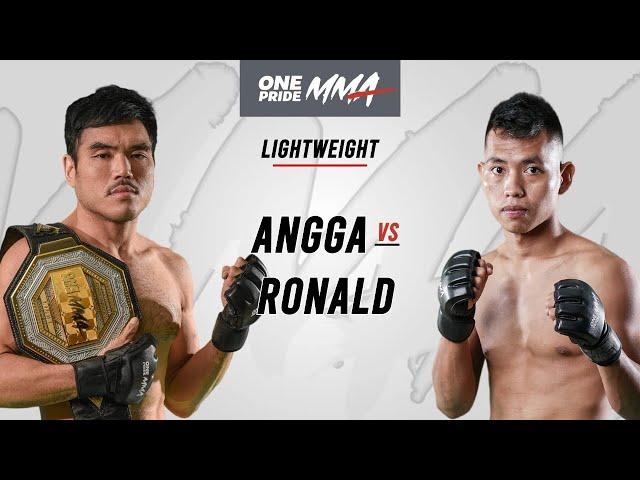 LUAR BIASA! ANGGA VS RONALD MASTRANA | FULL FIGHT ONE PRIDE MMA 74 LOCAL PRIDE #9 JAKARTA