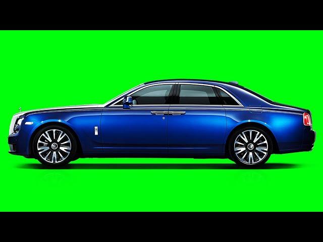 Rolls Royce on the move Green Screen | GR Studio