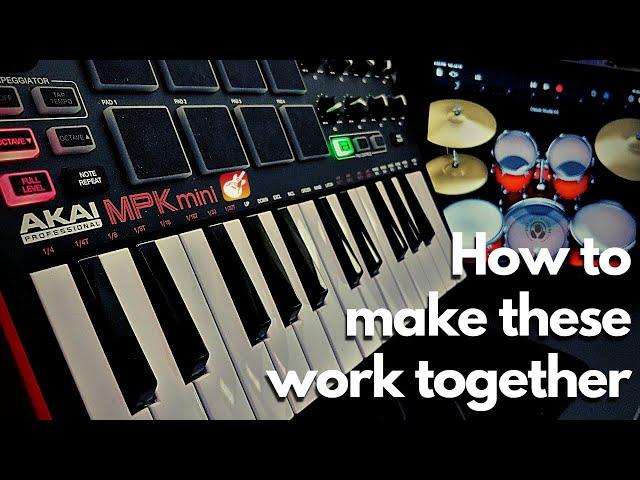 How to Program Akai MPK for GarageBand Drums on iOS