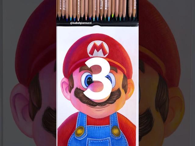 Super Mario Bros New Drawing Transition Tutorial #shorts