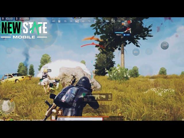 Intense Erangel 2051 Gameplay | 4K Ultra Graphics | PUBG NEW STATE MOBILE