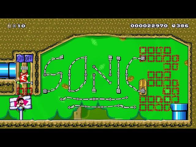 Super Mario Maker 2: Player Course "Sonic 3 Boss Rush" [1080 HD]