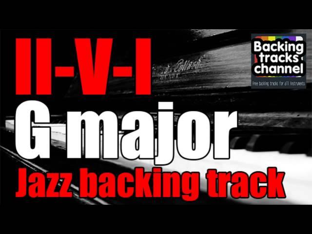 Backing Track II-V-I Progression in G Major