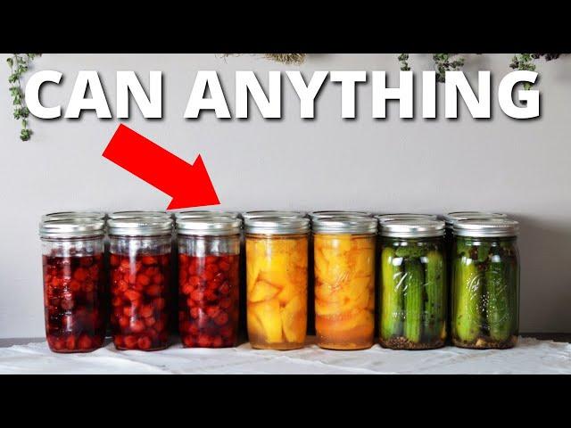 Water Bath Canning 101: Beginners Guide to Home Canning