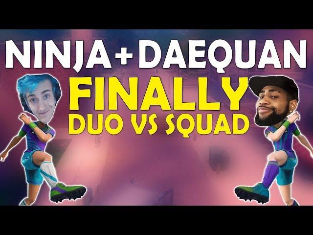 NINJA & DAEQUAN FINALLY DUO | HIGH KILL CRAZY GAME | THOUGHTS ON PATCHES - (Fortnite Battle Royale)