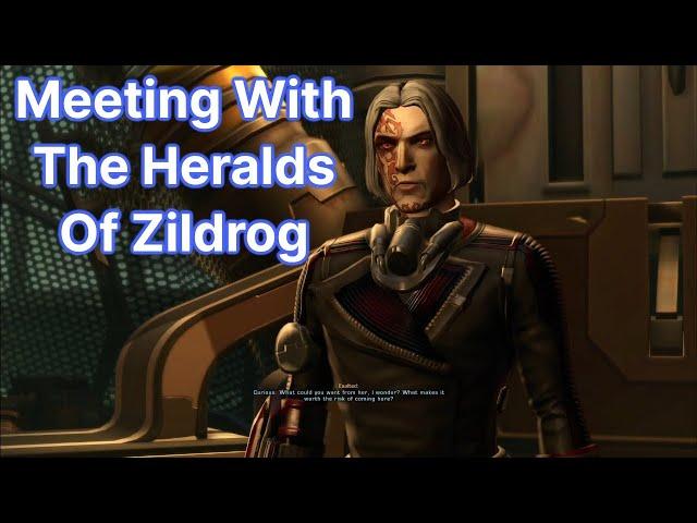 SWTOR KOTFE - Meeting With The Heralds Of Zildrog