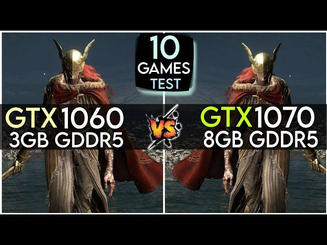 GTX 1060 (3GB) vs GTX 1070 | 10 Games Test In 2023 | How Big The Real Difference  ?