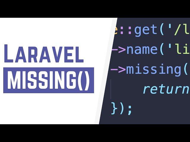 Laravel Route Model Binding with New Missing Method