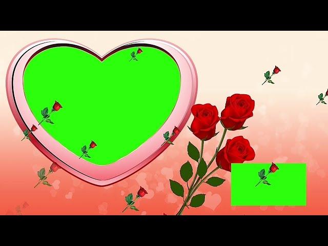 New beautiful Love frame vfx designer 2020/Wedding green screen Effects HD Video 90